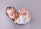 Silver Mauve Grey Purple - Beanbag Drop / Stretch Wrap - Milk Jersey v2.0