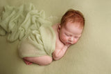Celery - Beanbag Drop / Stretch Wrap - Fuzzy Knit