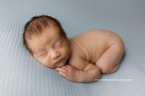 Sky Blue - Beanbag Drop / Stretch Wrap - Waffle