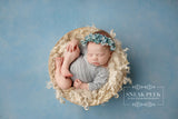 Headband - Wreath - Sky Blue