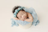 Headband - Wreath - Sky Blue