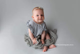 Icicle Blue - Beanbag Drop / Stretch Wrap - Milk Jersey