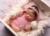 Mini Velvet Pillow - Ice Pink