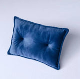 Mini Velvet Pillow - Denim
