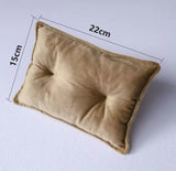 Mini Velvet Pillow - Ice Blue