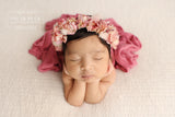 Headband - Wreath - Berry Pink
