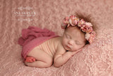 Headband - Wreath - Berry Pink