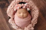 Headband - Wreath - Berry Pink