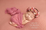 Headband - Wreath - Berry Pink