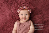 Headband - Wreath - Berry Pink