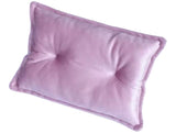 Mini Velvet Pillow - Mauve Pink