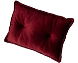 Mini Velvet Pillow - Burgundy Red