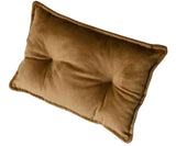 Mini Velvet Pillow - Coffee Brown