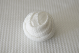 Coconut White - Beanbag Drop / Stretch Wrap - Waffle